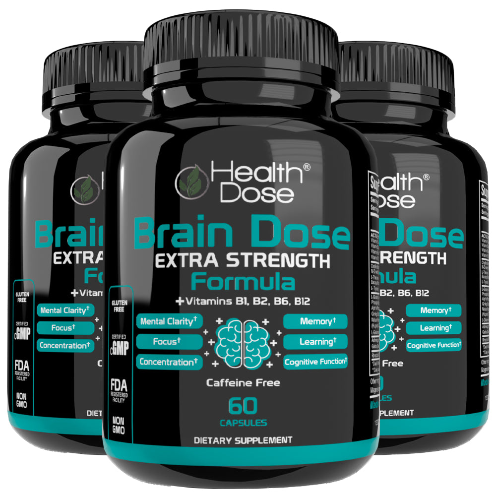 Brain Dose Premium Nootropics. 60-Count