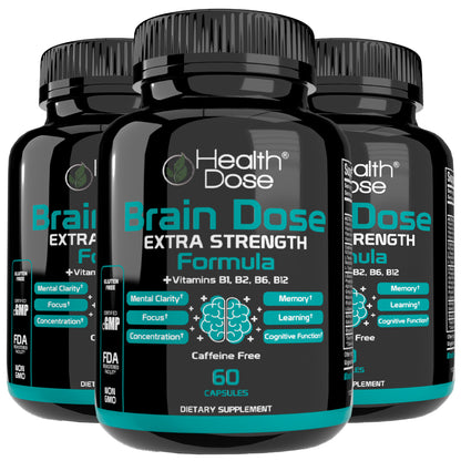 Brain Dose Premium Nootropics. 60-Count