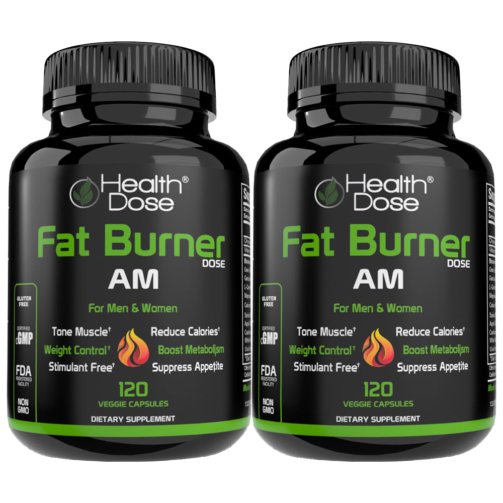 HealthDose Fat Burner - AM Daytime. 120 Softgels