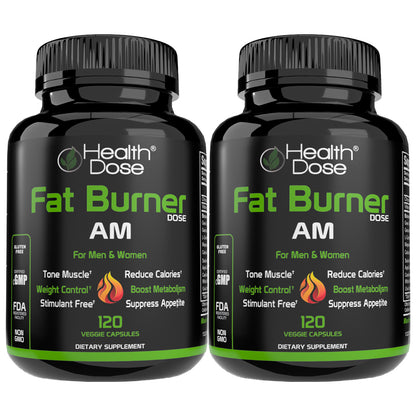HealthDose Fat Burner - AM Daytime. 120 Softgels
