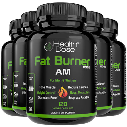 HealthDose Fat Burner - AM Daytime. 120 Softgels