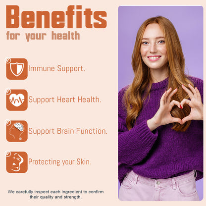 HealthDose Elderberry Plus With Vitamin C, Turmeric, Zinc & More 120 Capsules