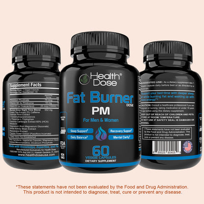 Fat Burner, PM Nighttime. 60 Softgels