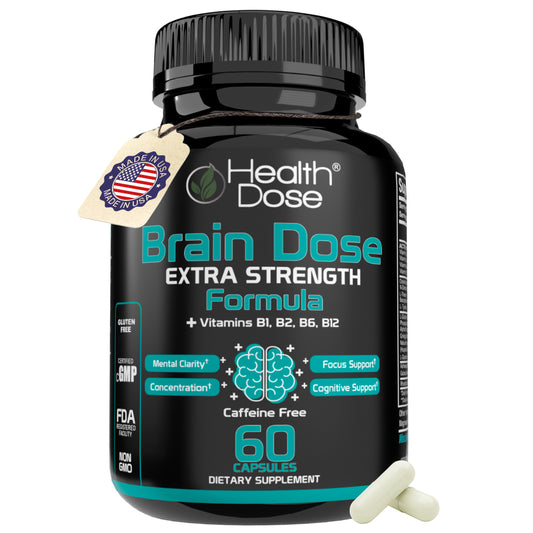 Brain Dose Premium Nootropics. 60-Count