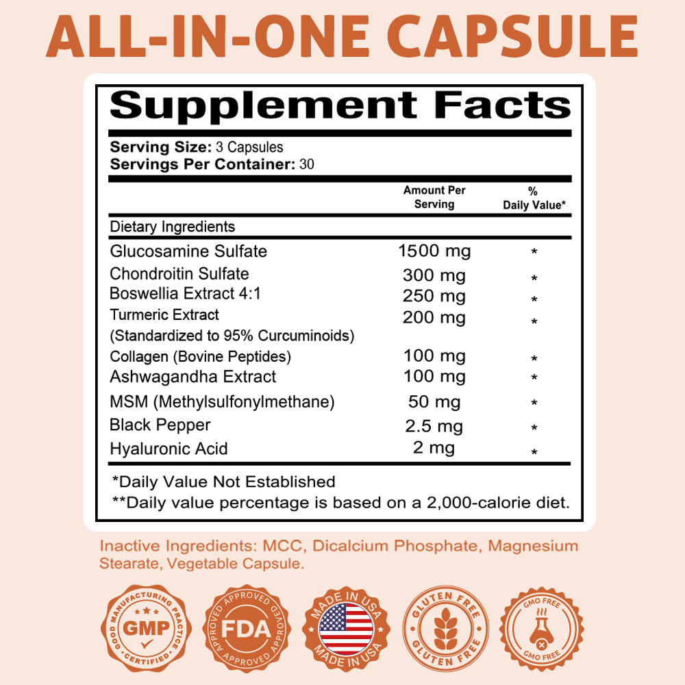 Glucosamine & Chondroitin. 90 Capsules