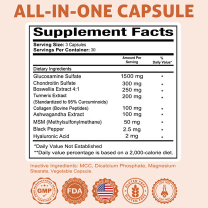 Glucosamine & Chondroitin. 90 Capsules