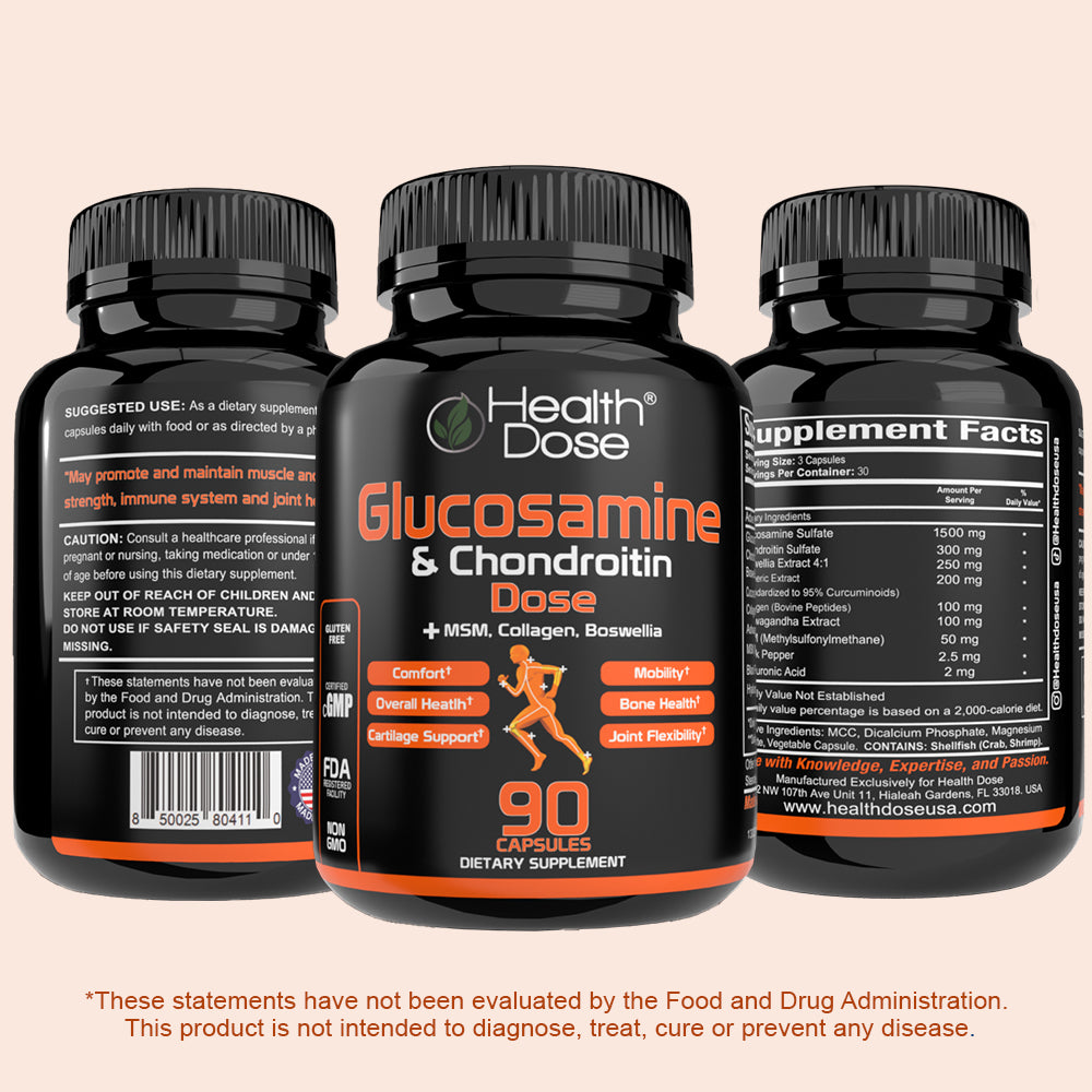Glucosamine & Chondroitin. 90 Capsules
